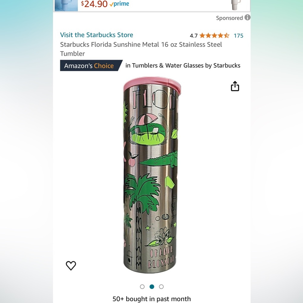 Starbucks- been there series- Florida tumbler
